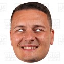 Wes Streeting Labour Party MP and Secretary for Health & Social Care, Card Face Mask