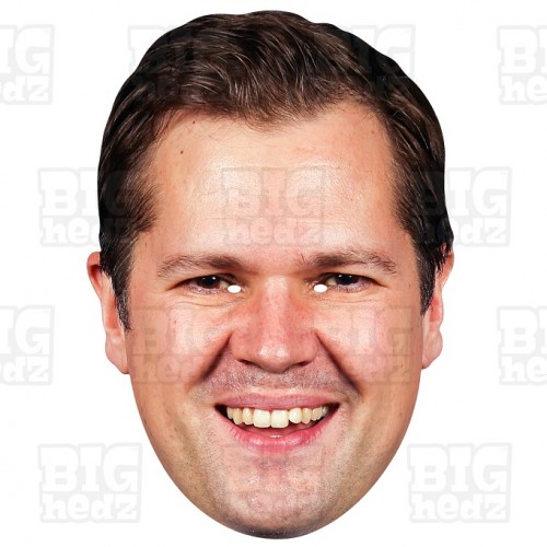 Robert Jenrick MP for Newark with the Reform UK Party GIANT Size Mask