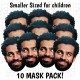 Kids Party 10 Mask Pack of Mohamed "Mo" Salah
