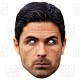 MIKEL ARTETA the Arsenal Manager Life-size Card Face Mask