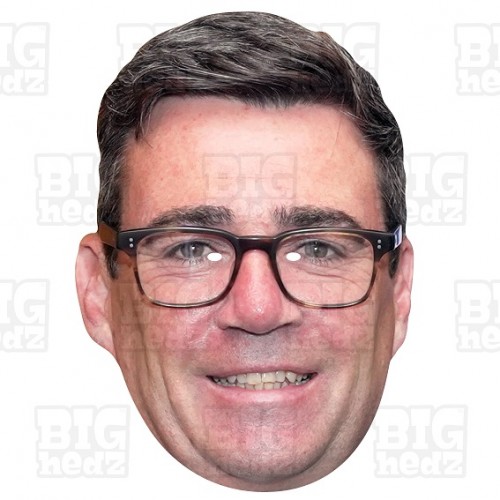 Andy Burnham Labour MP and KIng of The North GIANT Size Face Mask