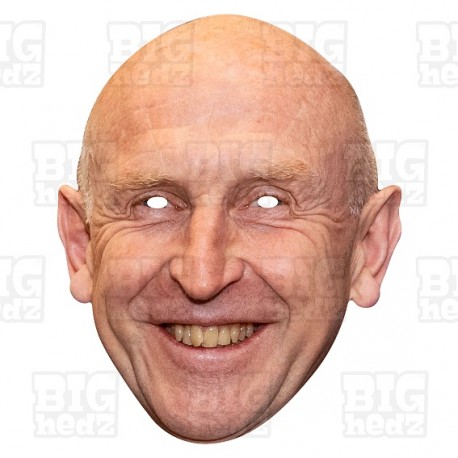 John Healey Life-size Card Face Mask of the Chancellor of the Exchequer