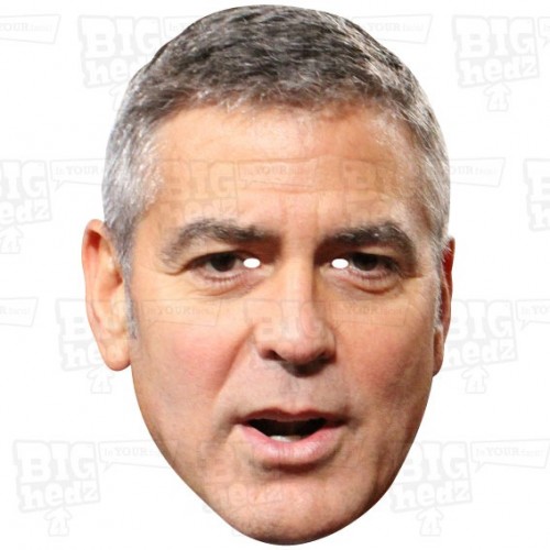 GEORGE CLOONEY : A3 Size Face Mask