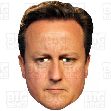 DAVID CAMERON : Life-size Celebrity Face Mask