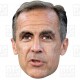 MARK CARNEY : BIG A3 Size Card Face Mask - Governor of The Bank of England