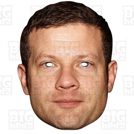 DERMOT O'LEARY : Life-size Card Face Mask x-factor host