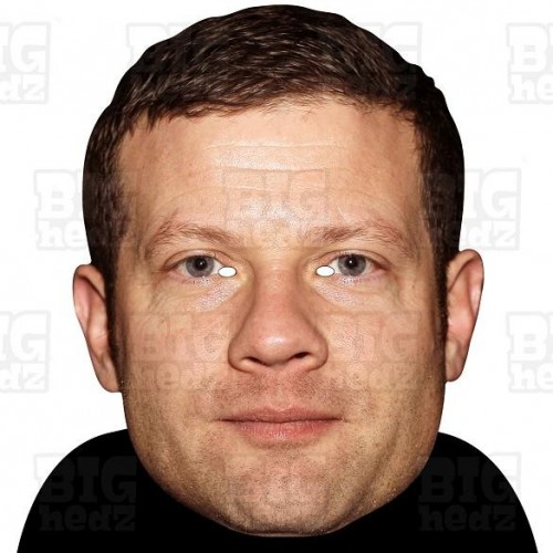 DERMOT O'LEARY : BIG A3 Size Card Face Mask x-factor