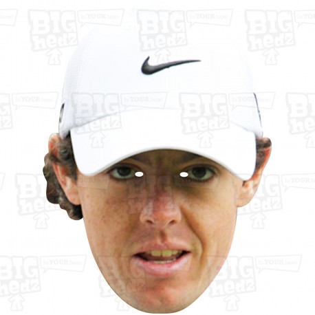 RORY McILROY : Life-size Card Face Mask - Europe Ryder Cup 2016