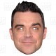 ROBBIE WILLIAMS : Life-size Celebrity Card Face Mask - Take-That and party!