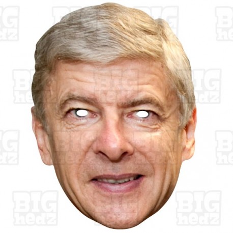 Arsene Wenger Arsenal Manager Football Party Card Mask New p