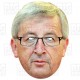 David Davis + Jean-Claude Juncker : TWIN-PACK Life-size Face Masks