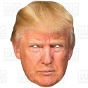 DONALD TRUMP : Life-size Celebrity Card Face Mask