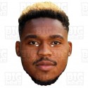 Britt Assombalonga : BIG A3 Size Card Face Mask Middlesbrough Striker
