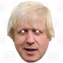 BORIS JOHNSON : Life-size Face Mask