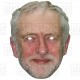 JEREMY CORBYN : Life-size Card Face Mask Labour Party Leader for the BREXIT General Election