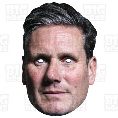 Keir Starmer : Life-size Card Face Mask of the New Labour Leader