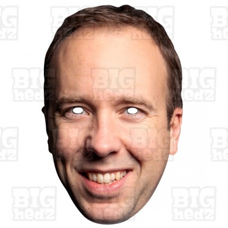 Matt Hancock : Life-size Card Face Mask NHS Covid-19