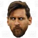 LIONEL MESSI : Life-size Card Face Mask with beard
