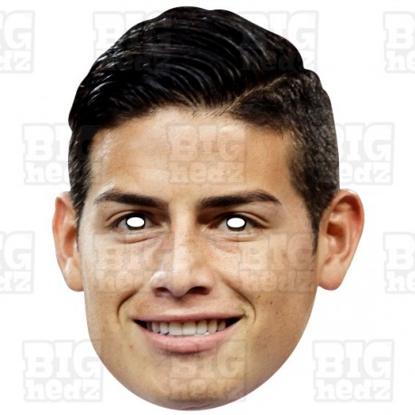 JAMES RODRIGUEZ : Football Striker Midfielder Everton and Columbia Card Face Mask