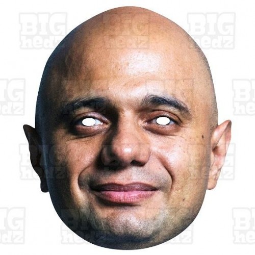 Sajid Javid : Life-size Face Mask
