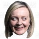 Liz Truss : Life-size Card Face Mask. Conservative leadership race