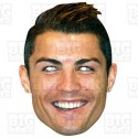 CRISTIANO RONALDO : Life-size Card Face Mask of Manchester United and Portugal striker.