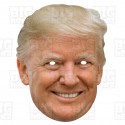 Donald Trump card face mask of him smiling!