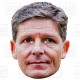 Oliver Glasner Crystal Palace Manager giant size card face mask