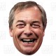Nigel Farage GIANT Size Face Mask of the Reform UK Party Leader