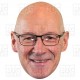 John Swinney the First Minister of Scotland Giant card face mask