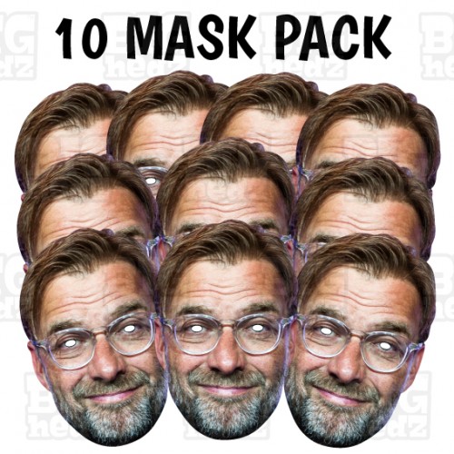 Jurgen Klopp x10 Mask Pack