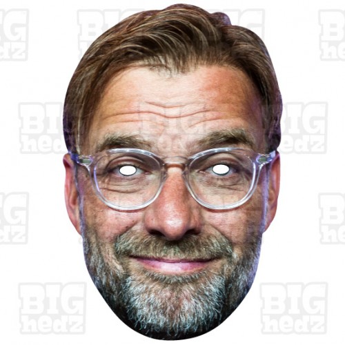 JURGEN KLOPP : Life-size Face Mask