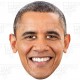 BARACK OBAMA : Life-size Card Face Mask